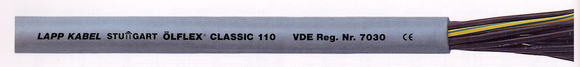 CABLE OLFLEX CLASSIC 110 10Gx0.75mm GREY LAPP