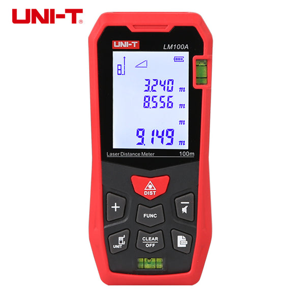 LASER DISTANCE METER 100M M/in/ft LM100A UNI-T