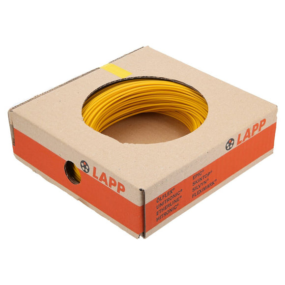 CABLE MULTISTRANDED 0.75mm H05V-K YELLOW LAPP