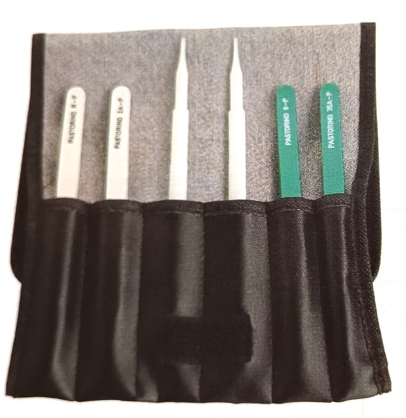 4 TWEEZERS & 2 SCREWDRIV.