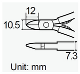 SIDE CUTTER PRECISION FLAT CUT 2mm PROSKIT