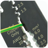 CRIMPING TOOL 9'' METRIC SIZE HANLONG