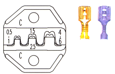 SPARE DIE FOR 100.5040 HT-2C HANLONG