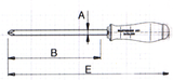 SCREWDRIVER HEXAGON NUT 5.5mm PASTORINO