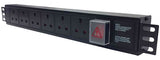 POWER DISTRIBUTION UNIT 6 WAY UK SOCKET IEC20 LEAD