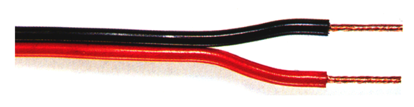 CABLE SPEAKER OFC RED/BLACK AWG8 2x4.0mm