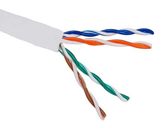 CABLE UTP Cu CAT 5e PVC WHITE ECA 305M ERAYA