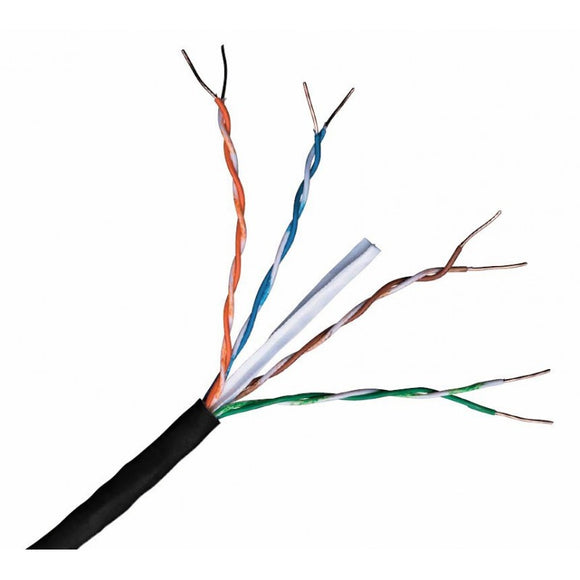 CABLE UTP Cu CAT6 EXTERNAL LDPE BLACK 100M CONNECT