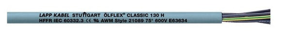 CABLE OLFLEX CLASSIC 130H 3Gx2.5mm LSZH GREY LAPP