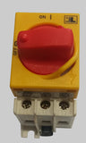 3P SWITCH RED/YEL 11KW/32A