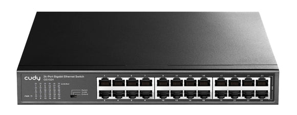24 PORT GIGABIT UNMANAGED SWITCH CUDY