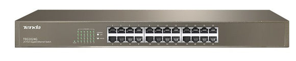 24 PORT GIGABIT UNMANAGED SWITCH TEG1024G TENDA