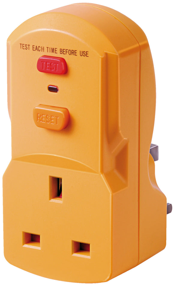 RCD ADAPTOR PLUG IN SINGLE OUTLET