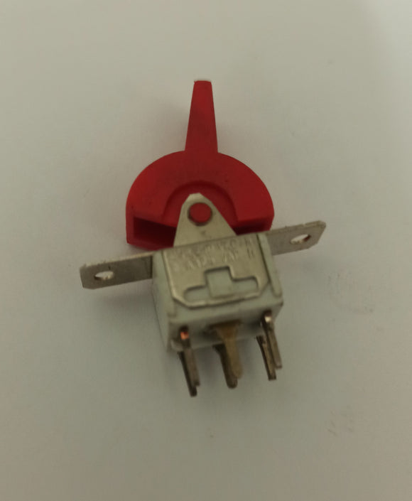 SWITCH PADDLE DPDT RED