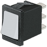 SWITCH MINIATURE ROCKER SPDT 6A 250V RED