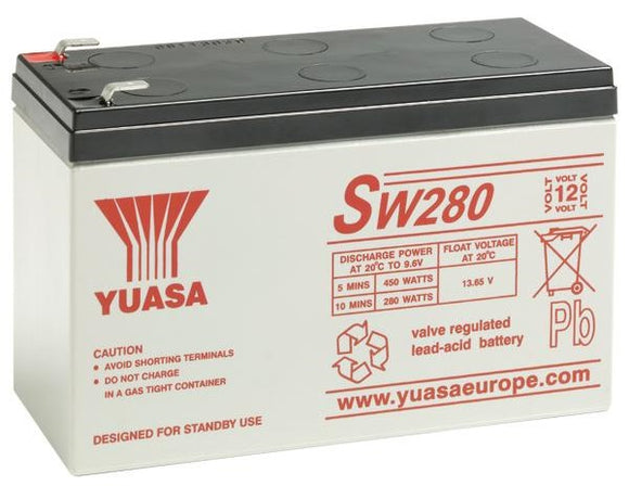BATTERY LEAD ACID 12V SW280 YUASA L151xW55xH97