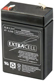 BATTERY LEAD ACID 6V 3.2AMP EXTRACEL L67xW34xH99MM