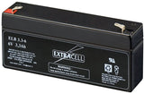 BATTERY LEAD ACID 6V 3.3AH EXTRACEL L134xW35xH61MM