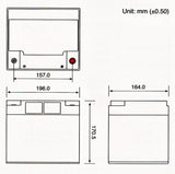 BATTERY LEAD ACID 12V 40A BIGBAT L198xW166xH170MM