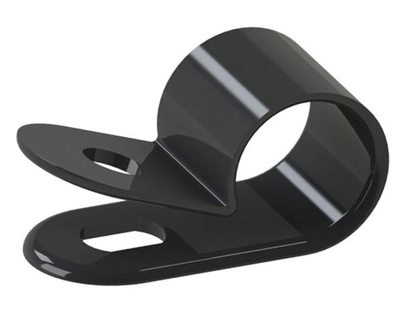 CABLE CLAMP  9.5mm BLACK