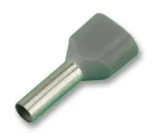 TWIN CORD END TERMINAL GREY 2x0.75mm FLEXICON