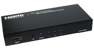 HDMI SWITCH  3 WAY 1.36/3D + REMOTE
