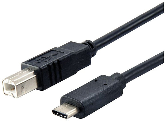 LEAD USB PLUG 3.1 TYPE C - USB 2.0 B PLUG 1M