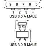 LEAD USB 3.0A - USB 3.0B PLUG 2M