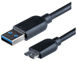 LEAD USB PLUG A 3.0 - MICRO USB 3.0 B MALE1.8M