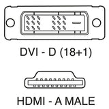 LEAD HDMI  A PLUG - DV1-D 18 PLUG 10M