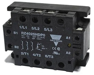 RELAY SOLID STATE 20-265VAC/DC 25AMP CARLO GAVAZZI
