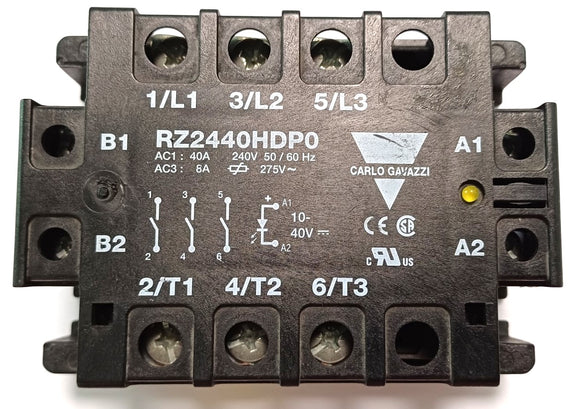 RELAY SOLID STATE 3PH Z/S 10-40VDC 40AMP CARLO GAV