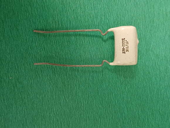 CAPACITOR POLYESTER 0.01MF  1KV VERTICAL