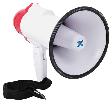 MEGAPHONE W/SIREN 10W/20w