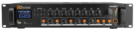 AMPLIFIER PA 240W 4 ZONE USB, SM, MP3, FM/RADIO BT