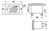 LED DISPLAY LEAD ACID BATTERY CHARGE 12/24V