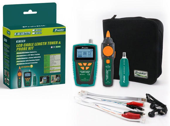 TONE & PROBE + LAN TESTER MT 7071N Pro'sKit