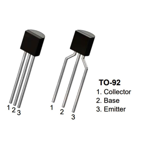 10 Pezzi (5 Paia) Transistor DIOTEC BC328/25 PNP + BC338/25 NPN 25V 800mA TO92 - Foto 1
