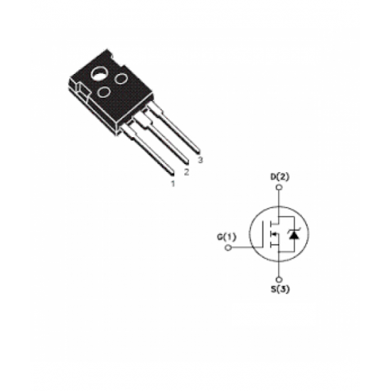 TRANSISTOR IRF830 MOSFET TO220