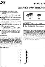 CMOS  HCF40182 BE