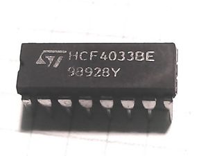 CMOS  HCF4033 BE