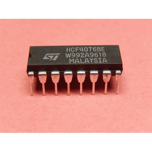 CMOS  HCF4076 BE