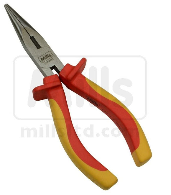 LONG NOSE PLIER 6'' 160MM 1000V MILLS