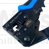 CRIMPING TOOL RJ45 COMPACT FEED THROUGH MILLS