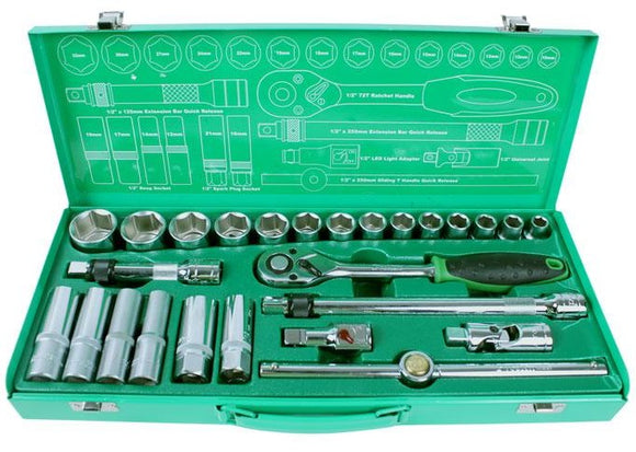 SOCKET TOOL SET 1/2'' 26PCS Pro'sKit