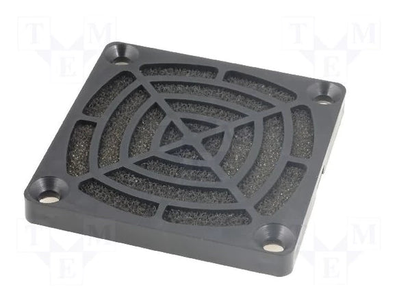 FAN FILTER GUARD PLASTIC 80x80mm