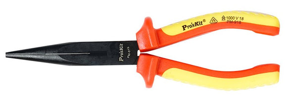 SNIPE NOSE PLIER INSULATED 1000V 200mm Pro'sKit