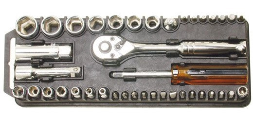 SCREWDRIVER & SOCKET'S 1/4'' SET 40pcs Pro'sKit