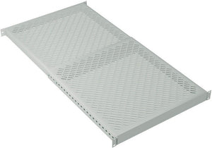 SHELF ADJUSTABLE 1U 19'' 350-600mm GREY 150Kg ZPAS