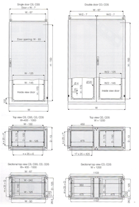 ELECTRICAL CABINET W/ MOUNTING H1400XW1000XD300MM